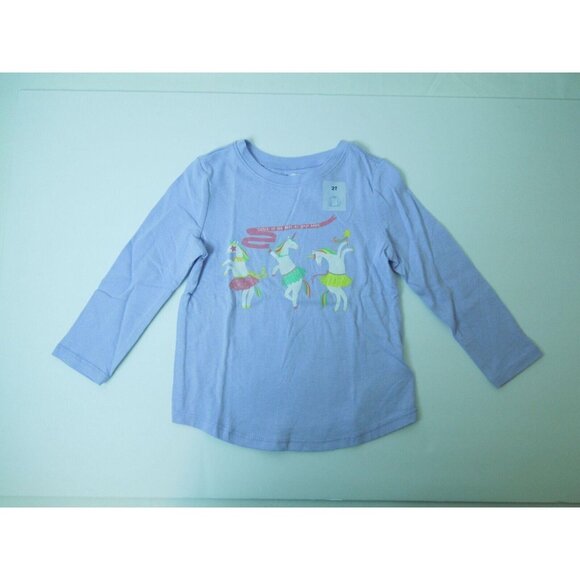 Toddler Girl Dance To The Beat Of Your Heart Lilac Long Sleeve Tee Size 2T - Picture 2 of 4